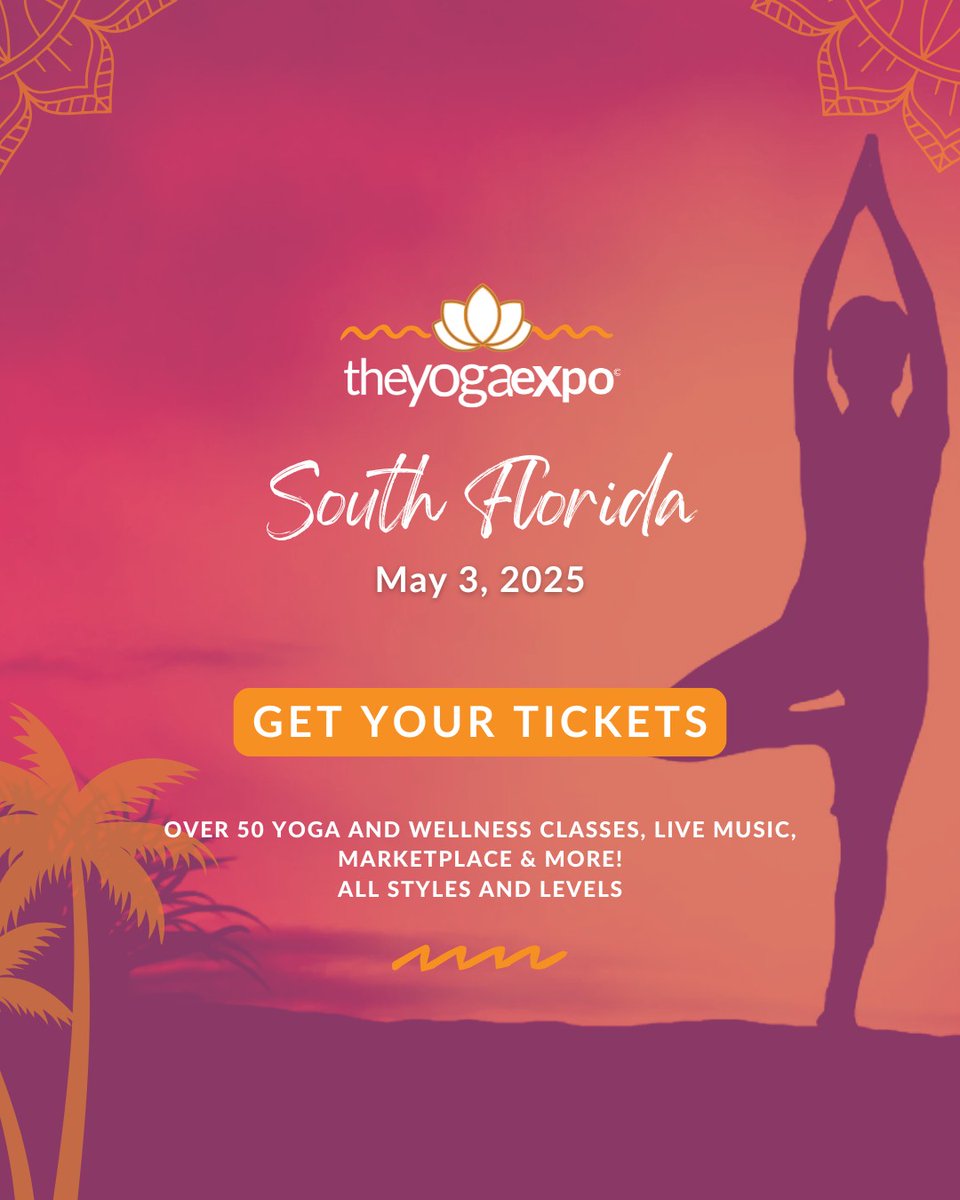 Meet the Soulful Guides of The 2025 South Florida Yoga Expo!
📷 Saturday, May 3 | 10AM–6:30PM
📷 Broward County Convention Center, Fort Lauderdale
📷 Get your ticket now – link in bio!

instagram.com/p/DIynXILNos2/…
