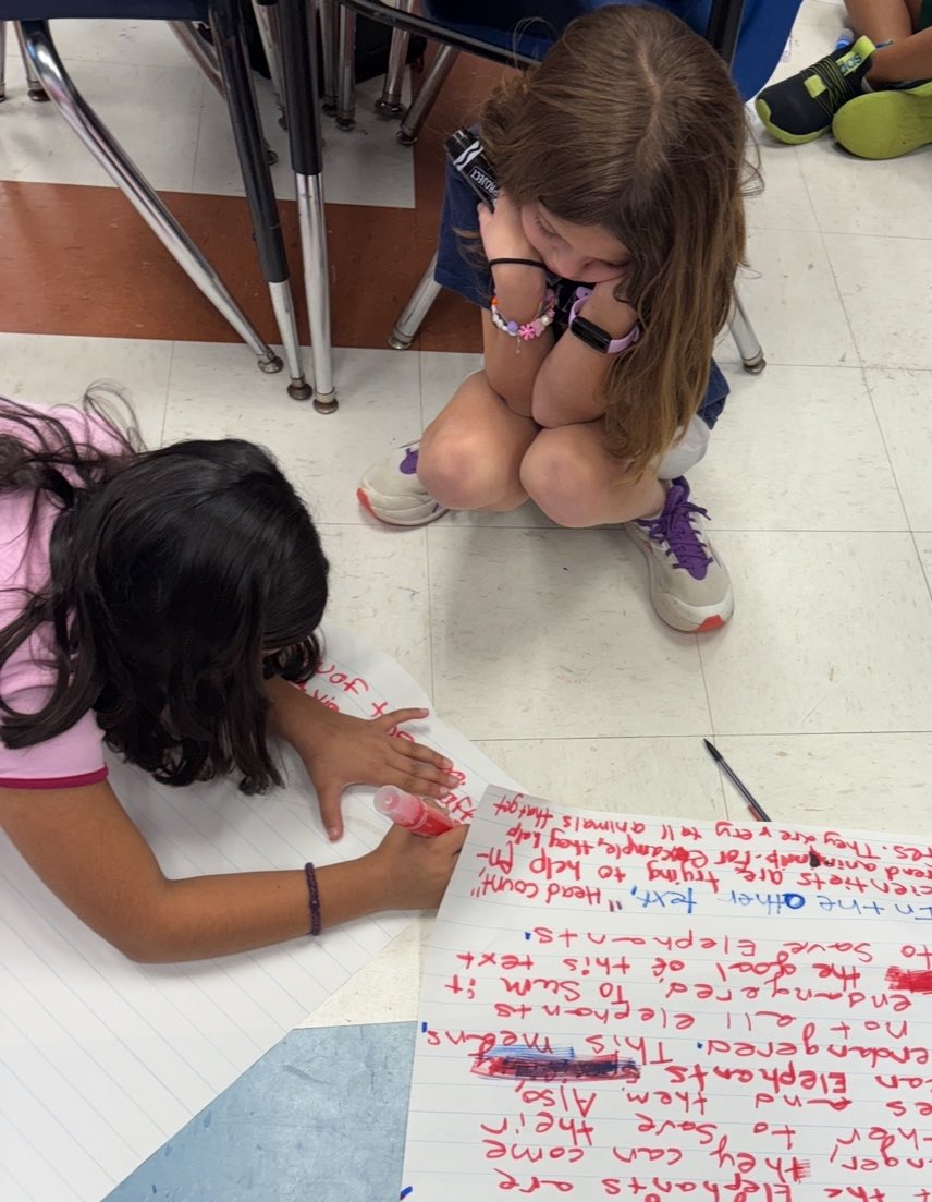 MrsTriana4th's tweet image. Fourth grade writers are teaming up, sharing ideas, and having fun with writing! #4thGradeWriting #WritingFun @NjMpe