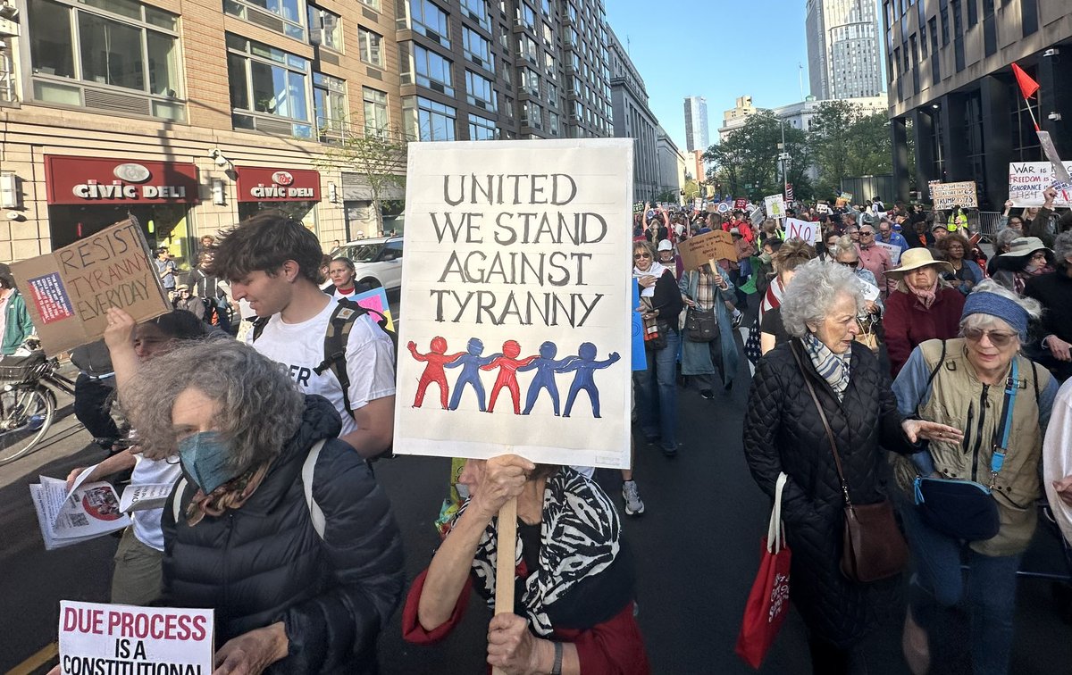 We are the Many! They are the Few!

May Day 2025 in NYC! 

#MayDay #MayDayNYC #MayDay2025