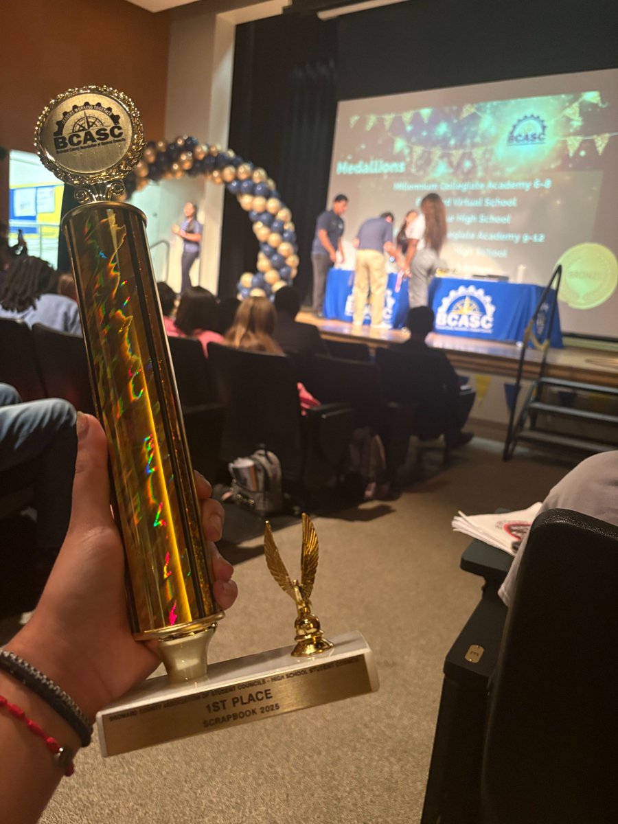On Friday April 25th was the BCASC Annual Conference where I did my (first) exit out of office. I am beyond proud of my SGA! HHHS SGA took home 1st place Scrapbook, 3rd place School Spirit, and I was awarded a $1,000 scholarship. Thank you to BCASC &amp; GO SPARTANS🧡💙