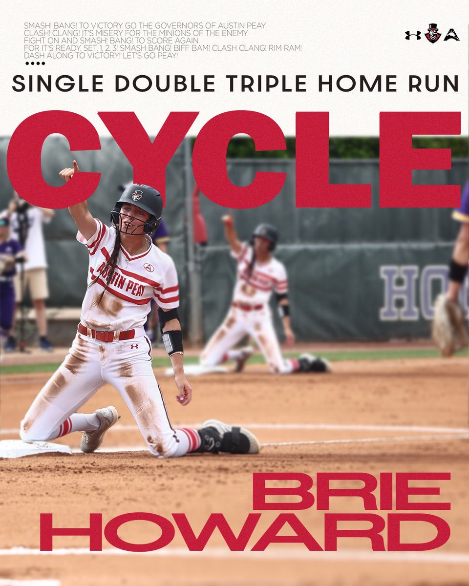 𝐇𝐈𝐒𝐓𝐎𝐑𝐘 𝐅𝐎𝐑 𝟏𝟖!🎩🥎

<a href="/briehoward18/">brie</a> | #LetsGoPeay