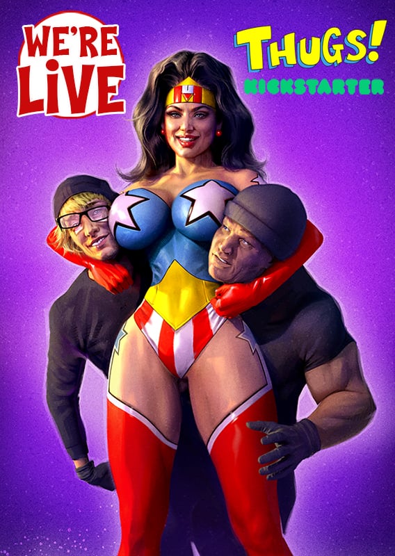 Wanna know what happens when a couple of criminals kill two of the world's most beloved superheroes?
Then pledge away for the THUGS! kickstarter and find out ✊️
$10 for a digital copy, right up to $80 for the whole shebang!
There's even uncensored stuff!
kickstarter.com/projects/thugs…