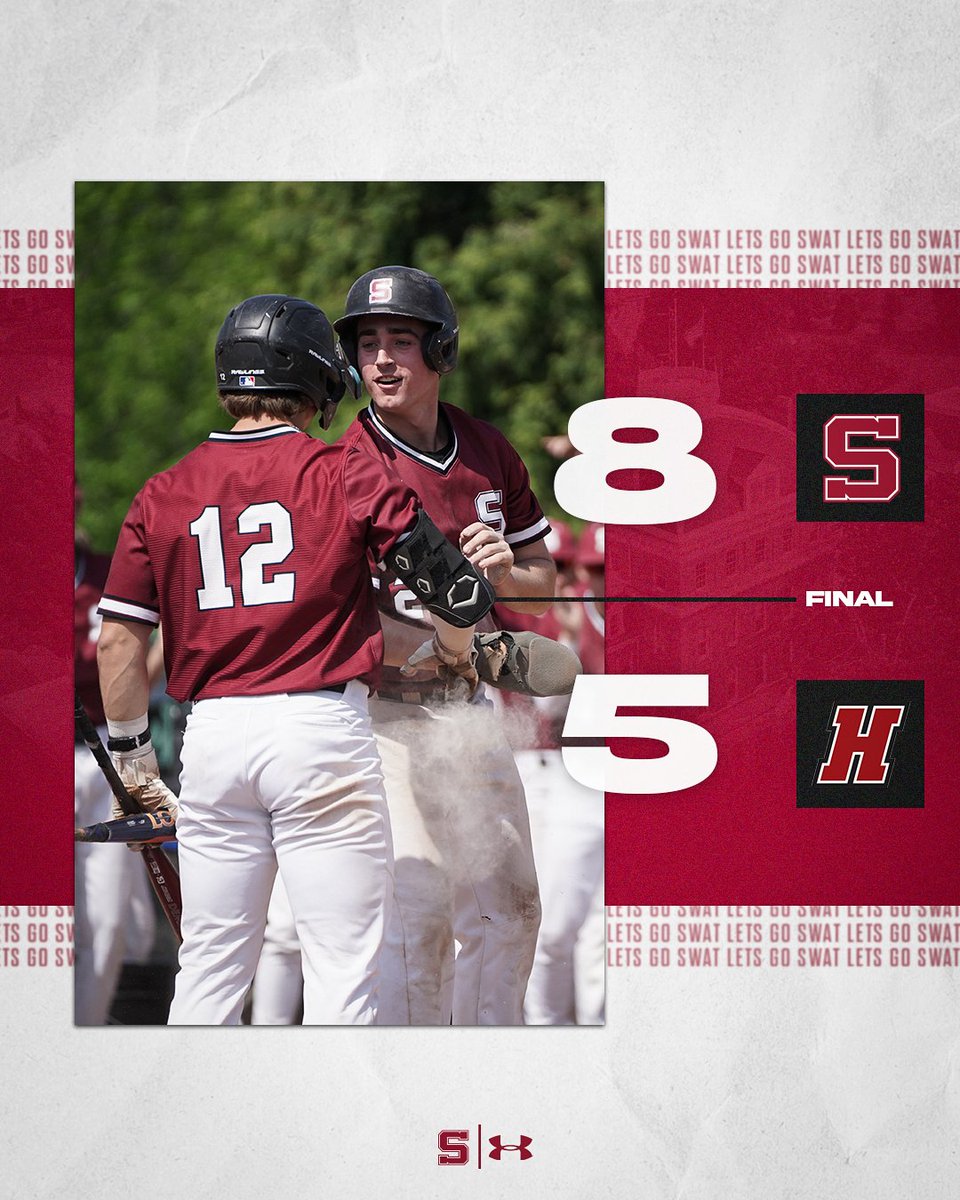 Starting off strong 💪 

Baseball opens the Centennial Tournament with a victory over Haverford College! Brad Johnston homered for the fifth-straight game, while Aidan Sullivan drove in a game-high three runs.