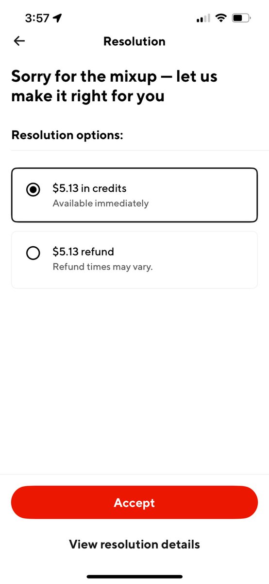AngelC5ive's tweet photo. @DoorDash @DoorDash_Help I ordered a combo, only got the side and drink but not the burger.  Went to the help section.  Only to get a $5.13 refund when the burger itself was close to $8.  The whole ordered cost $21.31!  That’s missed up! https://t.co/VxY3er9sA3