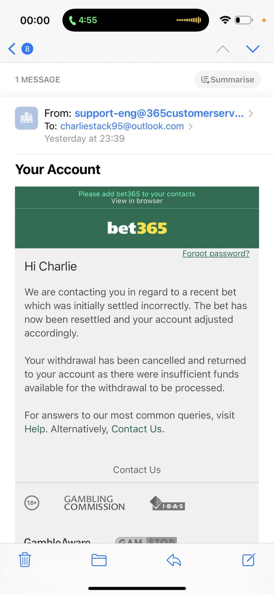 Stack_1's tweet image. Denise, @bet365 can you please acknowledge the Casemiro foul? I have had a bullshit email off you below stating that the decision has changed? 

£40 into £880. (Initially paid out)

@OptaJoe @OptaAnalyst @DFrankcom @westbrom7777 @racingblogger @BetCIub @ValueBetSpotter