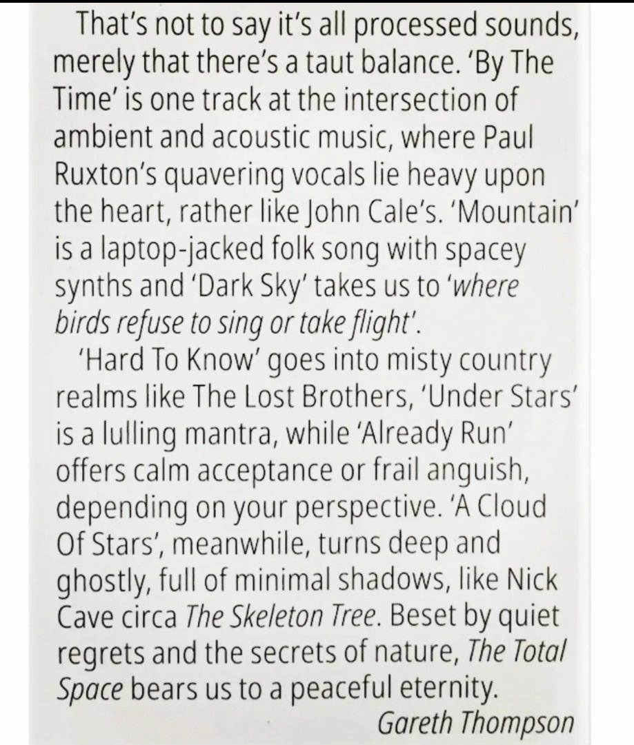 in advance of #bandcampfriday - revisiting this review of The Total Space !....