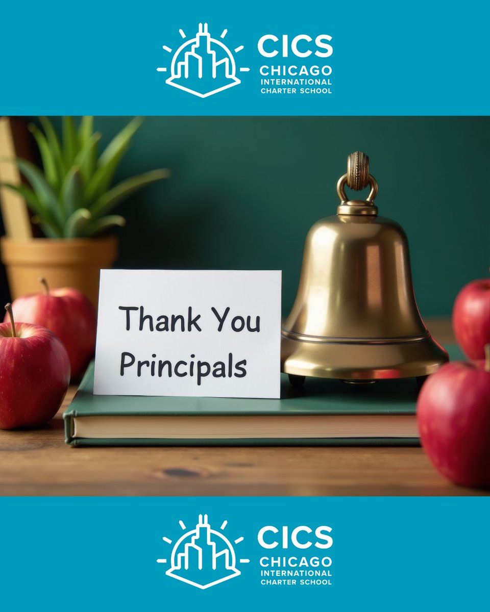Happy Principal Appreciation Day to all the amazing leaders at Chicago International Charter Schools! Thanks for leading with heart and making our campuses better places.   #PrincipalAppreciationDay #Leadership #CICS