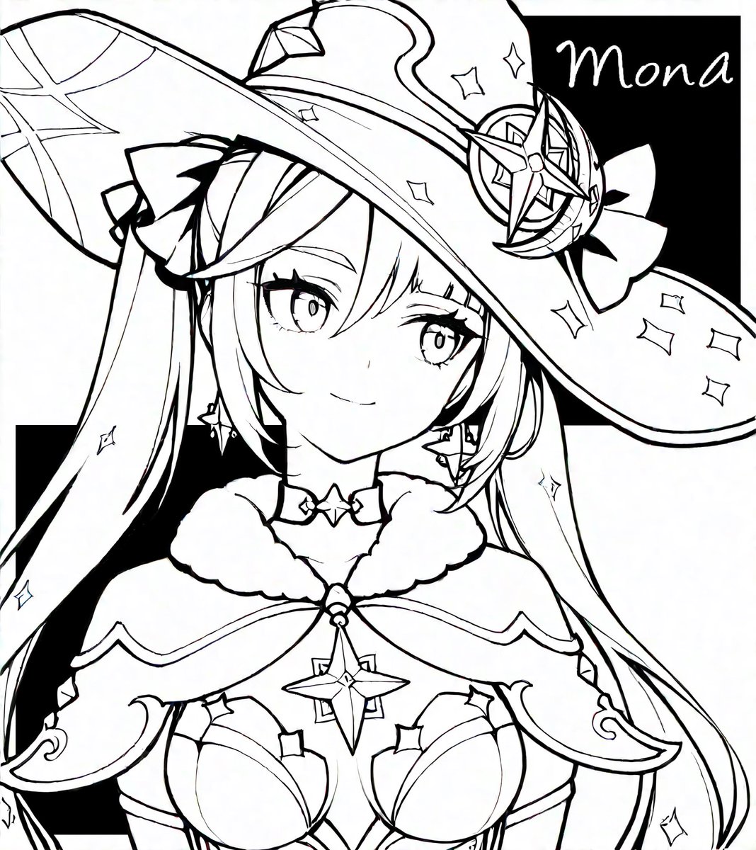 おはようございます！
今日はモナちゃんです

モンド組は可愛い子が多くて良き…

#GenshinImpact #原神