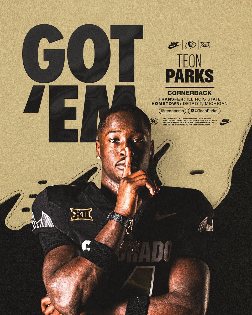 Pullin’ up to shut it down. 🔒 

<a href="/TeonParks/">Teon Parks ♛</a> | #GoBuffs