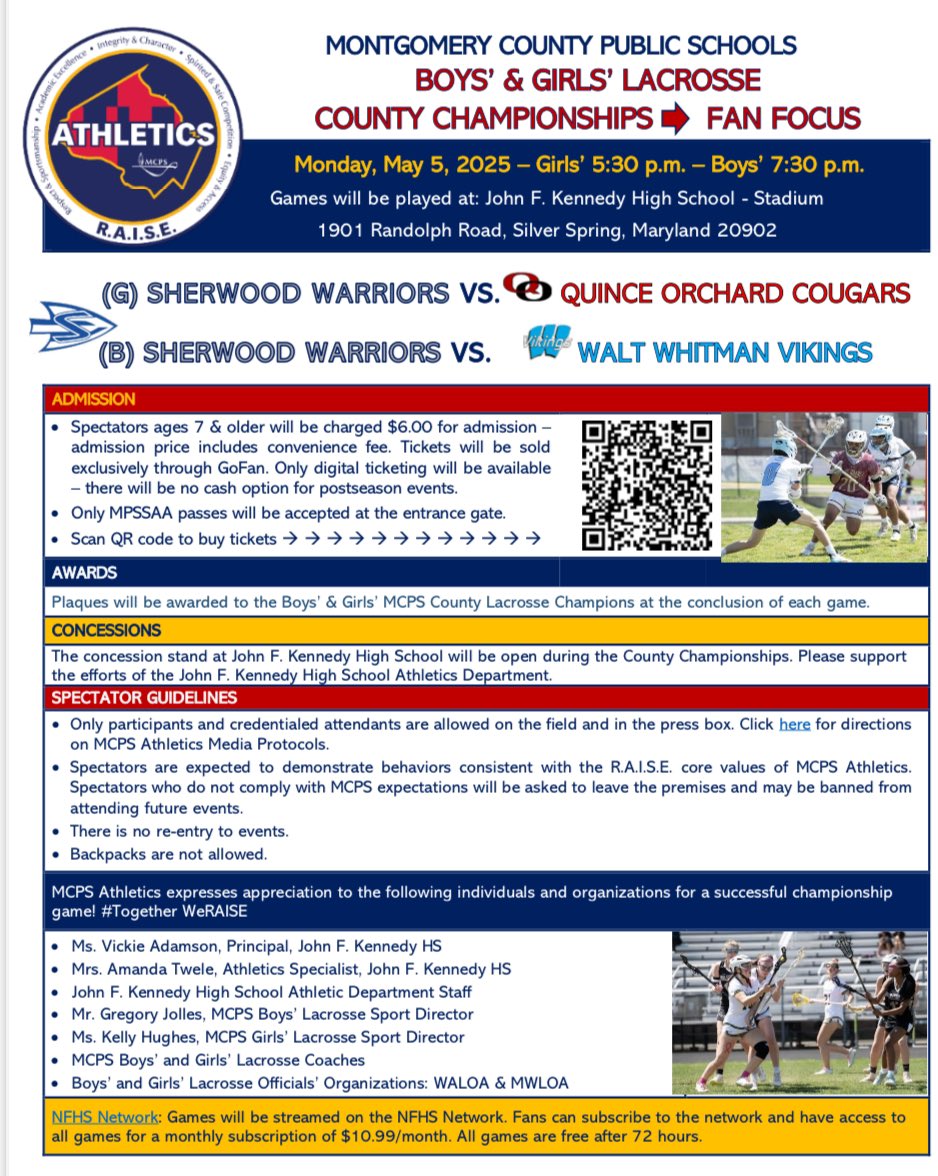MCPS Athletics (@mcpsathletics) on Twitter photo MCPS Lacrosse Nation - All you need to know about the 2025 County Championships are located in the Fan Focus! #WeRAISE <a href="/WarriorResults/">Sherwood Athletics</a> <a href="/WWHSAthletics/">Whitman Sports</a> <a href="/QOAthletics/">Quince Orchard Athletics</a> <a href="/mcpsAD/">Jeff Sullivan</a> MCPS Lacrosse Nation - All you need to know about the 2025 County Championships are located in the Fan Focus! #WeRAISE <a href="/WarriorResults/">Sherwood Athletics</a> <a href="/WWHSAthletics/">Whitman Sports</a> <a href="/QOAthletics/">Quince Orchard Athletics</a> <a href="/mcpsAD/">Jeff Sullivan</a>