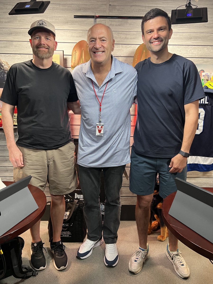 thedumbzone's tweet photo. Had Texas Baseball Hall of Famer, @nadeler, on today to promote the 13th annual Eric Nadel Birthday Benefit held at the Longhorn Ballroom this year on Thursday, May 29th. 

Episode can be found on our YouTube page or on Dumb Zone dot com https://t.co/a9ukcJEKPr