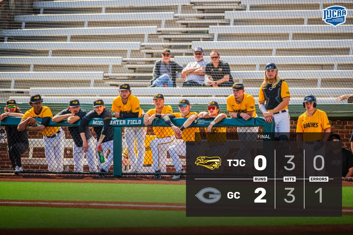 Tyler Junior College Athletics (@apacheathletics) on Twitter photo Apaches drop game two to Grayson. Catch them for the final time in the regular season Saturday at Mike Carter Field! #feathersup Apaches drop game two to Grayson. Catch them for the final time in the regular season Saturday at Mike Carter Field! #feathersup