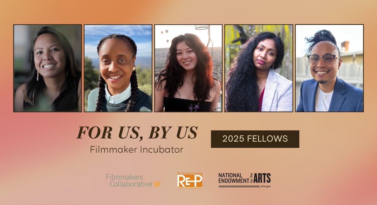 📢 We are excited to announce our 2025 For Us, By Us Filmmaker Incubator fellows!

Learn more about the filmmakers and their projects: filmmakerscollaborative.org/for-us-by-us-2…

This project is supported in part by <a href="/neaarts/">Nat'l Endow f/t Arts</a>.