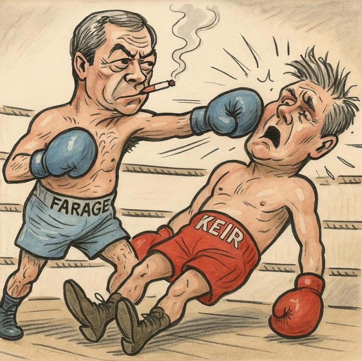 6 Reform gains. 

6 Labour losses.

Is the end near for Two Tier Keir?