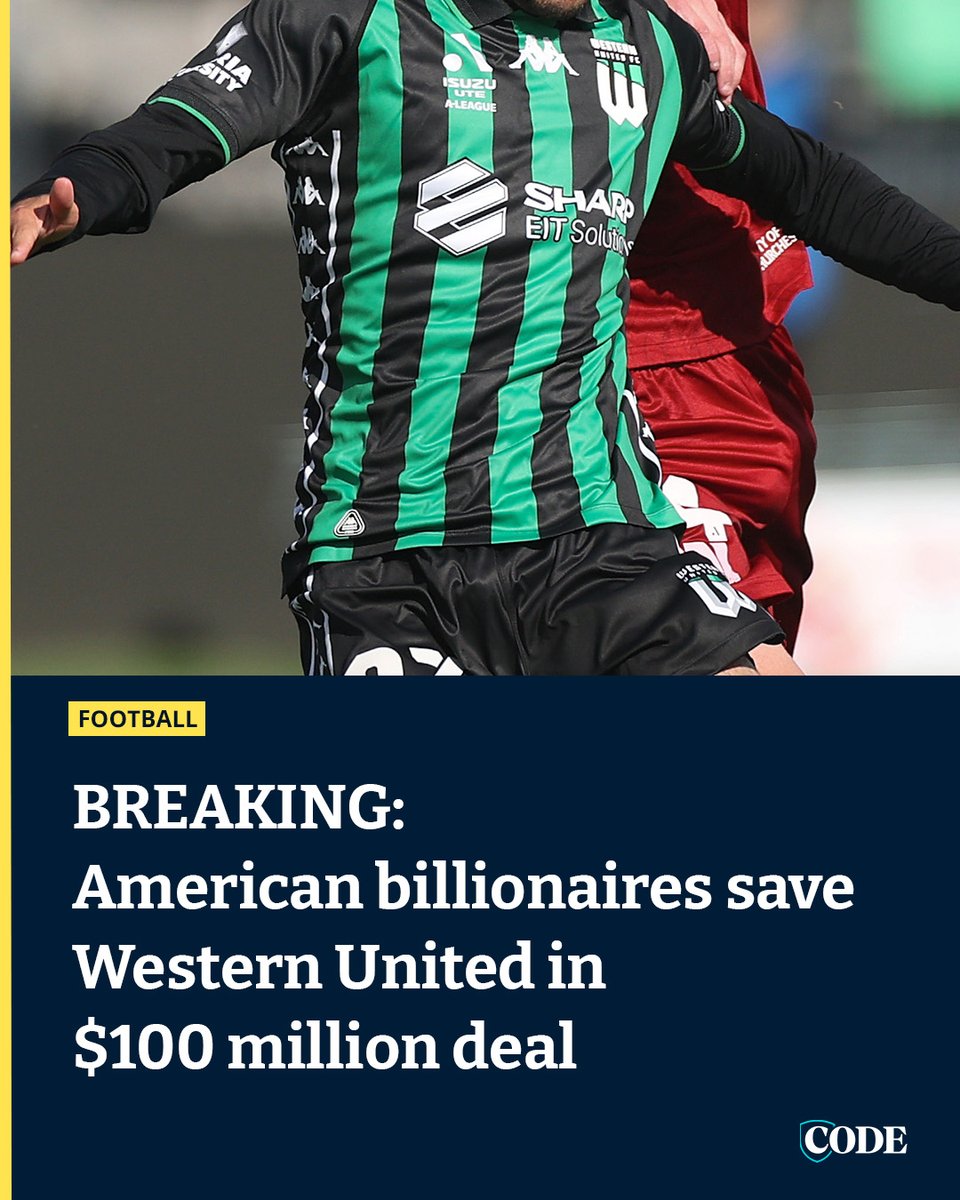 US property tycoons have saved A-League strugglers Western United with what is believed to be the richest deal in Australian sporting history.

DETAILS ➡️ bit.ly/3ESeZJR