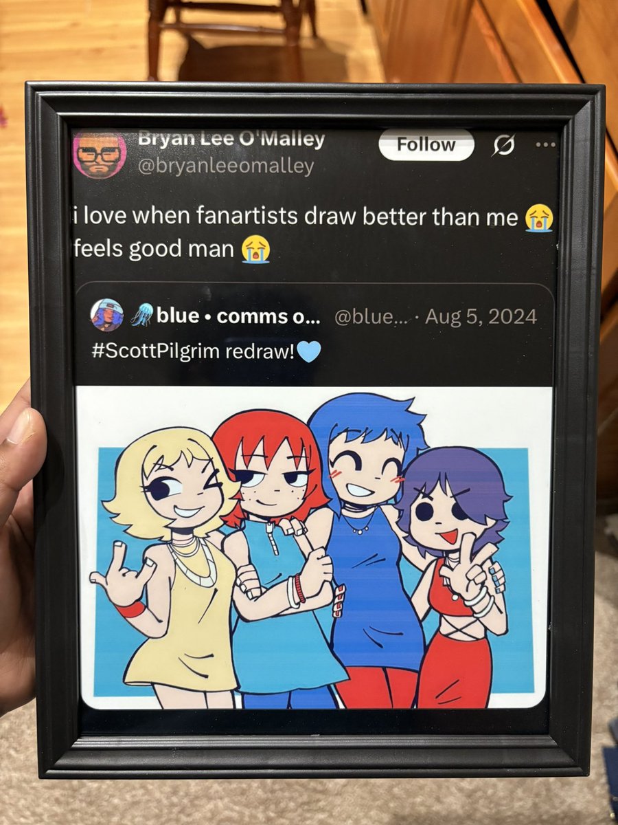 #ScottPilgrim LOOK AT WHAT MY FRIEND GOT ME FOR AN EARLY BDAY PRESENT😭😭