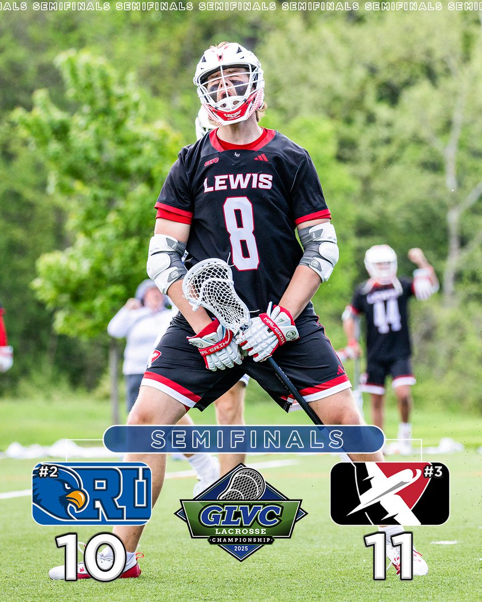 🏆🥍 HEADING TO THE 'SHIP 😤

Lewis punches its ticket to the #GLVCmlax Championship game after defeating 2nd-seeded Rockhurst!

#GLVCmlax | #GLVCchamps