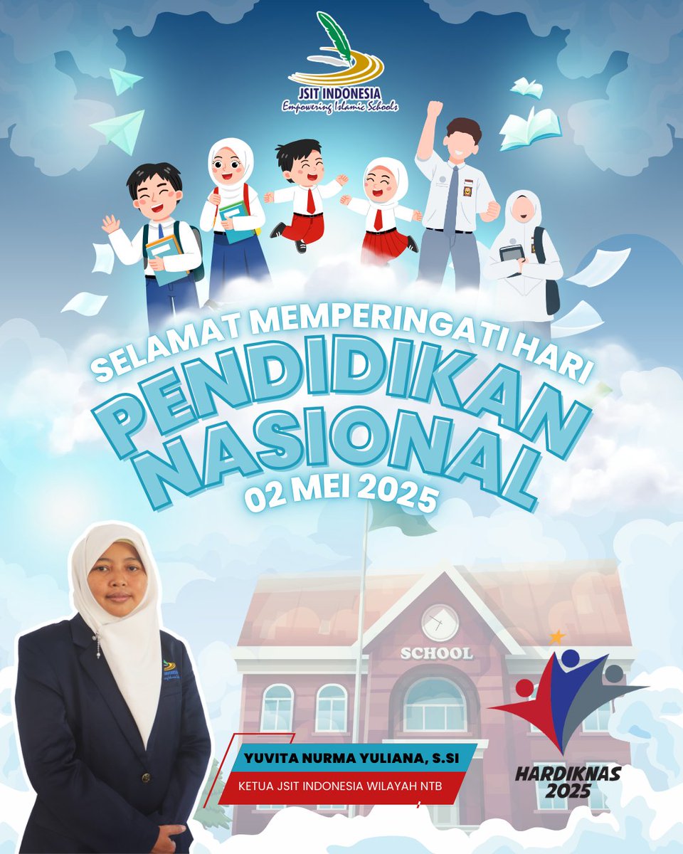 jsitntb's tweet photo. SELAMAT HARI PENDIDIKAN NASIONAL https://t.co/3V7DjtORJN
