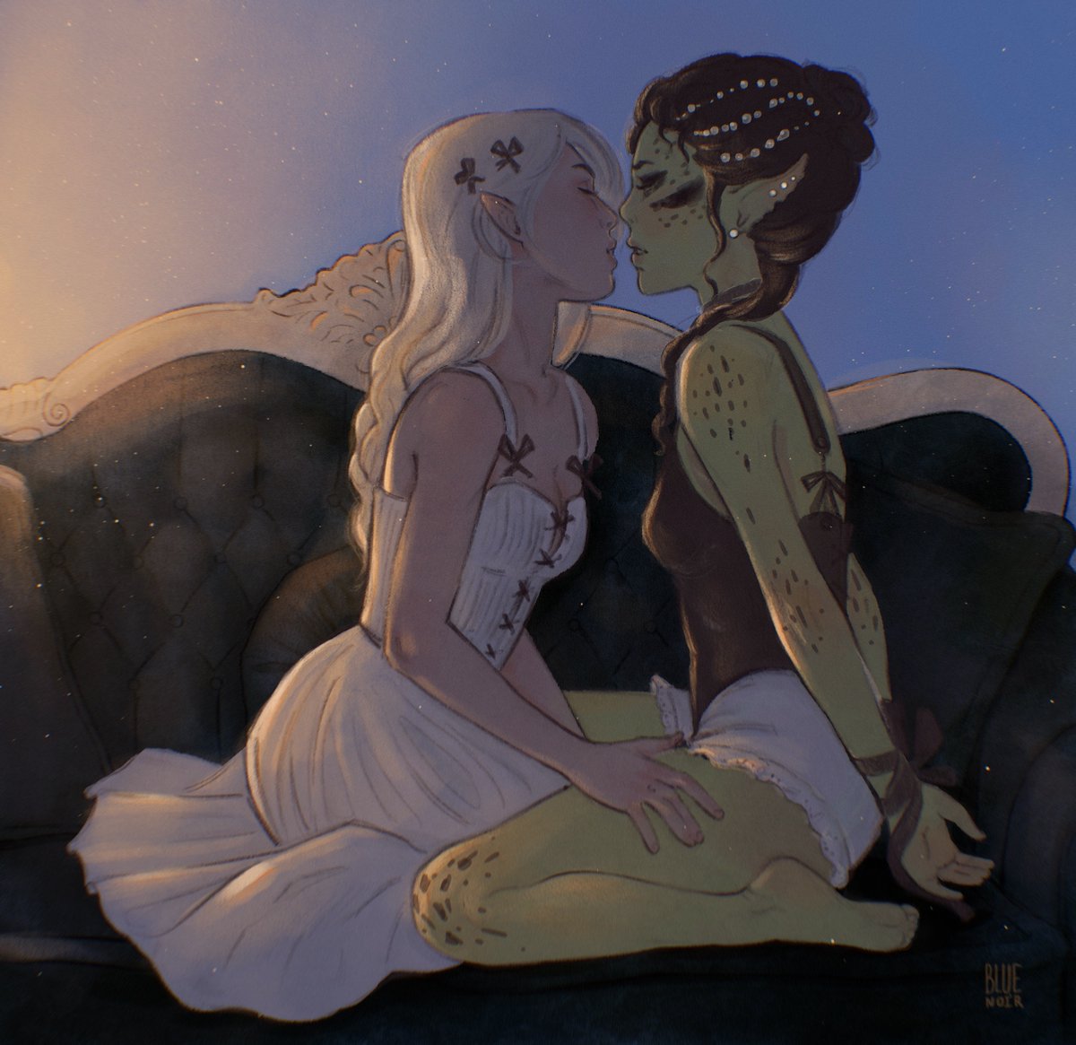 — black black heart
 why would you offer more?

#shadowzel #Shadowheart #laezel #BaldursGate3 #BG3fanart