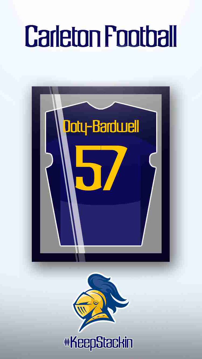Lachlan Doty-Bardwell (@lachy_dachy7) on Twitter photo Thank you to <a href="/CoachJournell/">Tom Journell</a> and the <a href="/CarletonFB/">Carleton Football</a> for the awesome jersey. I agree that I would look great in the Blue and Maize! Grateful for the love and excited to keep building the relationship. Go Knights! ⚔️💛💙 #CarletonFootball #Recruit2026 #KeepStackin
<a href="/RecruitingACP/">ACP Recruiting</a> Thank you to <a href="/CoachJournell/">Tom Journell</a> and the <a href="/CarletonFB/">Carleton Football</a> for the awesome jersey. I agree that I would look great in the Blue and Maize! Grateful for the love and excited to keep building the relationship. Go Knights! ⚔️💛💙 #CarletonFootball #Recruit2026 #KeepStackin
<a href="/RecruitingACP/">ACP Recruiting</a>