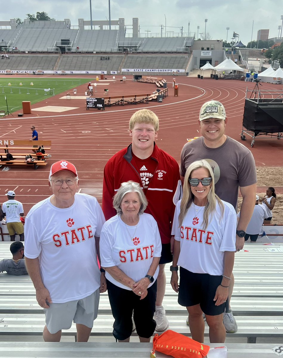 Sandy Langford (@sandy_langford) on Twitter photo Proud Mom, Proud Coach ❤️
Keltyn placed 7th and broke the school record from 1985 that he previously shared with Tommy Webb (52’2½”), throwing a 52’11½” for a new PR!
Colton is the 4A STATE HIGH JUMP CHAMPION, clearing 6’11” for a new PR and school record!
<a href="/KeltynRaymond/">Keltyn Raymond</a> Proud Mom, Proud Coach ❤️
Keltyn placed 7th and broke the school record from 1985 that he previously shared with Tommy Webb (52’2½”), throwing a 52’11½” for a new PR!
Colton is the 4A STATE HIGH JUMP CHAMPION, clearing 6’11” for a new PR and school record!
<a href="/KeltynRaymond/">Keltyn Raymond</a>