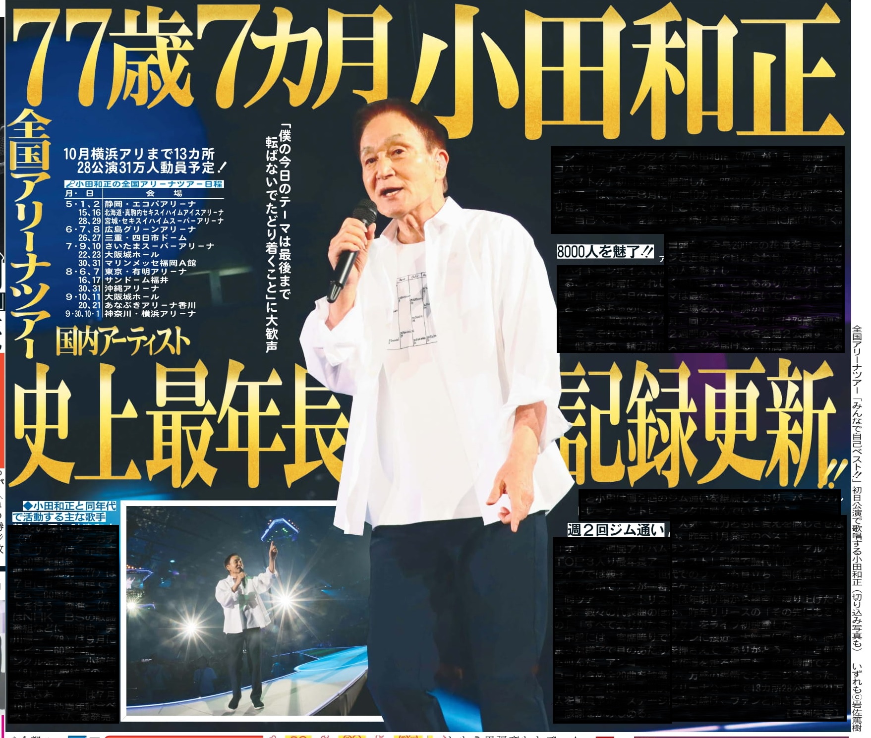 小田和正さん会報誌 小田和正 ファンクラブ会報誌PRESS 色んな方のインタビュー 11冊