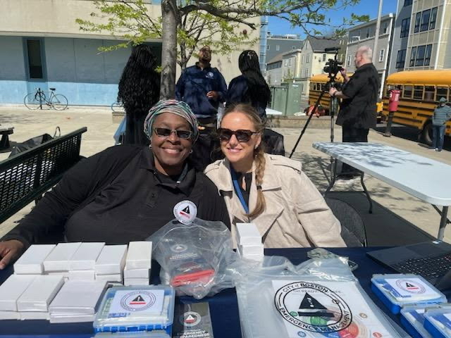 It’s always a great time to be in the community promoting emergency preparedness! #ReadyBoston #MayorsCoffeeHoues #VillageVibes