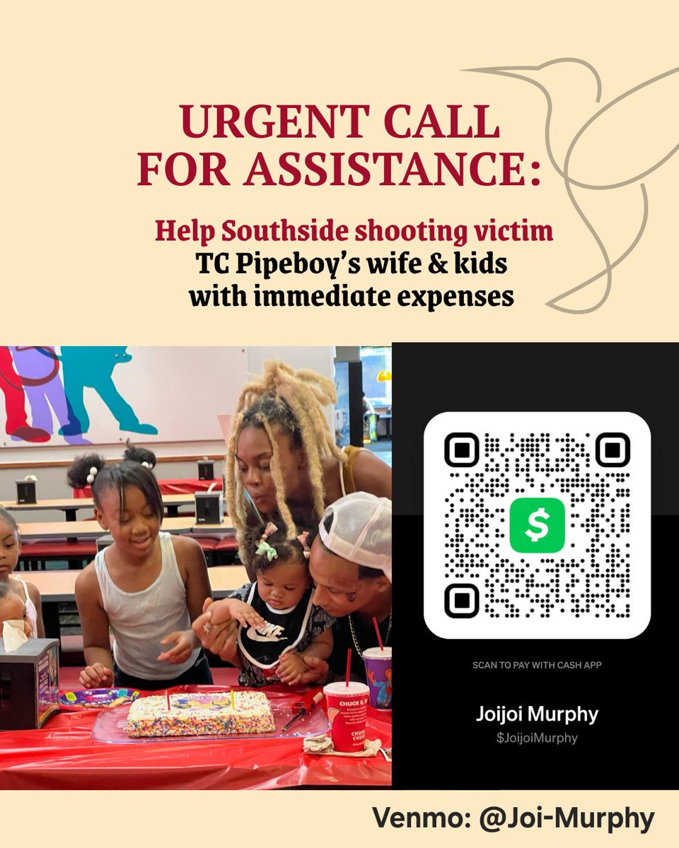 campnenookaasi's tweet image. Please support the family of TC Pipeboy, one of the victims in this week's shootings in South Minneapolis
Cashapp: $JoijoiMurphy
Venmo: @ Joi-Murphy
💔