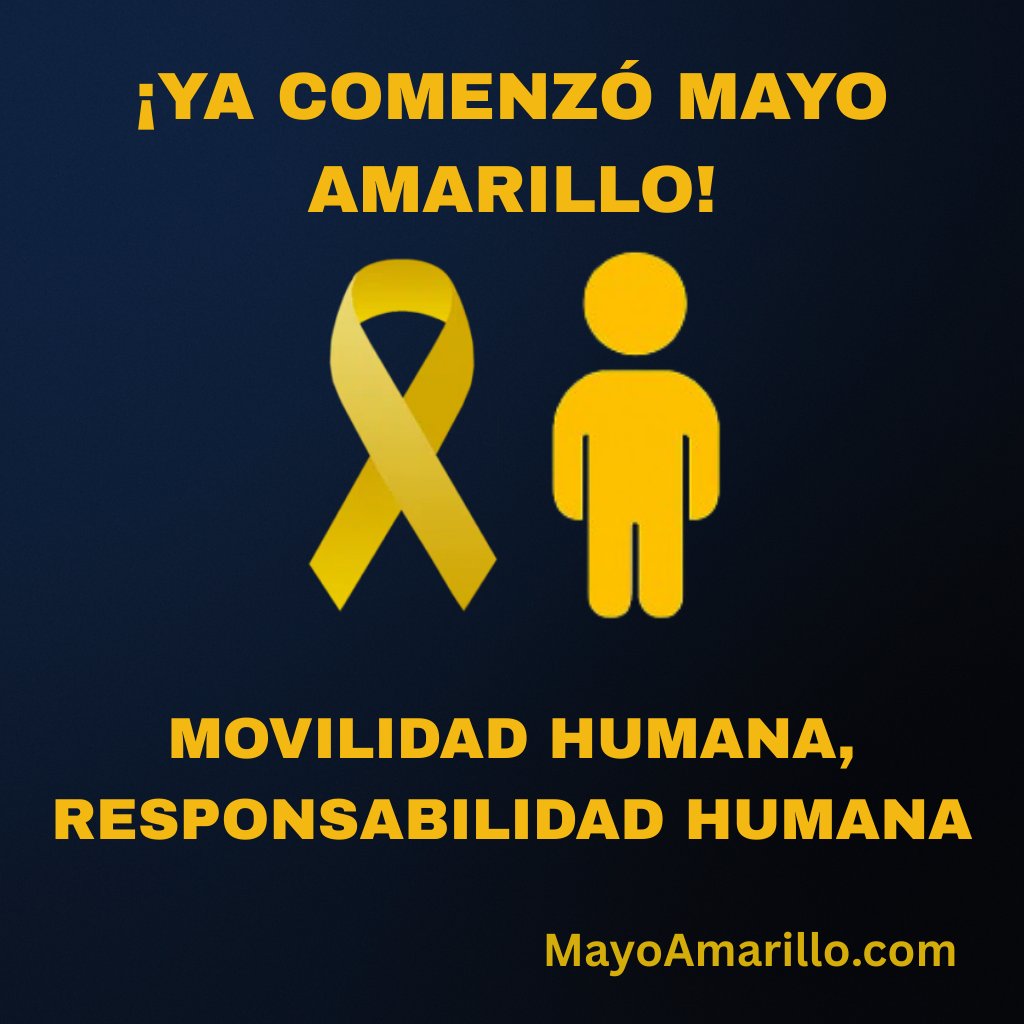 mayoamarillo_uy's tweet photo. 🎗️ ¡Ya comenzó #MayoAmarillo!
Movilidad humana = responsabilidad humana.
📍¿Estás organizando alguna actividad? Sumate a la agenda.
📩 contacto@mayoamarillo.com
🔗 https://t.co/ozZmpsNNqZ
#SeguridadVial #ConcienciaVial #MovilidadSegura https://t.co/DdgOVQCct5