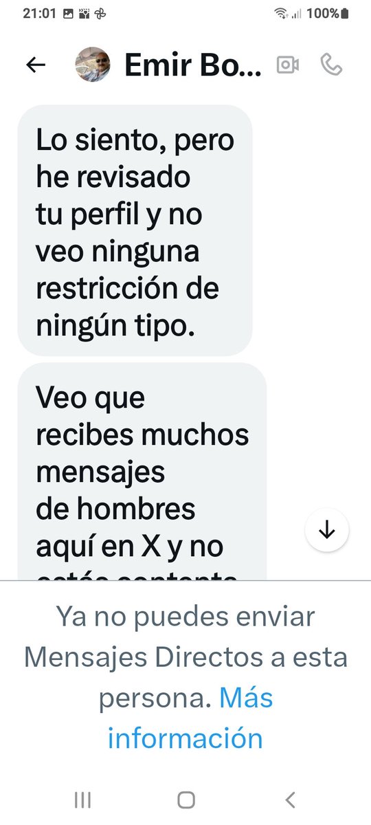 MabelColombo's tweet image. A ver este idiota no se de donde saco que yo chateo con MUCHOS HOMBRES,LE DIJE QUE ME RESPETE Y MIRE MI PERFIL,EL ESTÚPIDO NO VIO QUE ENVIUDE RECIÉN Y SIGUIÓ MOLESTANDO! LO BLOQUEE! A LOS QUE ESTAN DE LEVANTE NO ME SIGAN NI ME ESCRIBAN YO NO ESTOY DE LEVANTE,NI ATIENDO BOLXDXS!👍🏻
