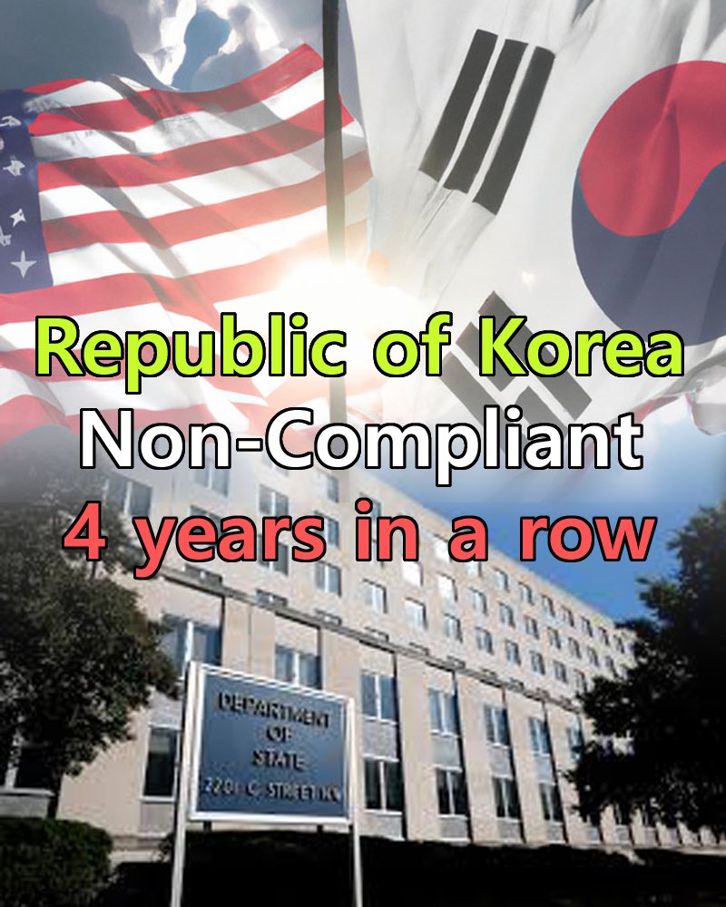 Korea is one of the non-compliant countries for the HAGUE CONVENTION on abducted children, among a total of 15 countries including:
Argentina, The Bahamas, Belize, Brazil, Bulgaria, Ecuador, Egypt, Honduras, India, Jordan, Peru, Poland, Romania, UAE

This is 4 years in a row.