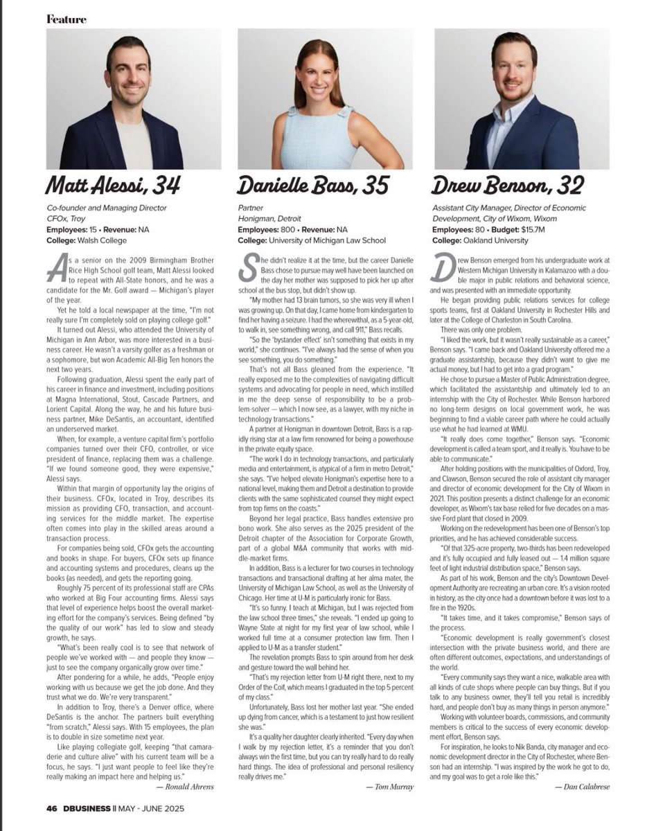 I meannn…. My wife is a true rockstar!!!

I’m so proud of you @dbass__ for being featured in D Business’ 30 in their thirties!!!

Watching you build a career from nothing is one of the greatest joys I’ve ever witnessed… keep goin’ angel!!!

#TLOML