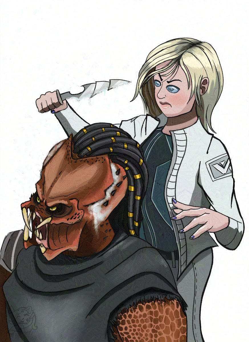 Sometimes you just need a new fresh cut.
#PredatorBadlands #predator