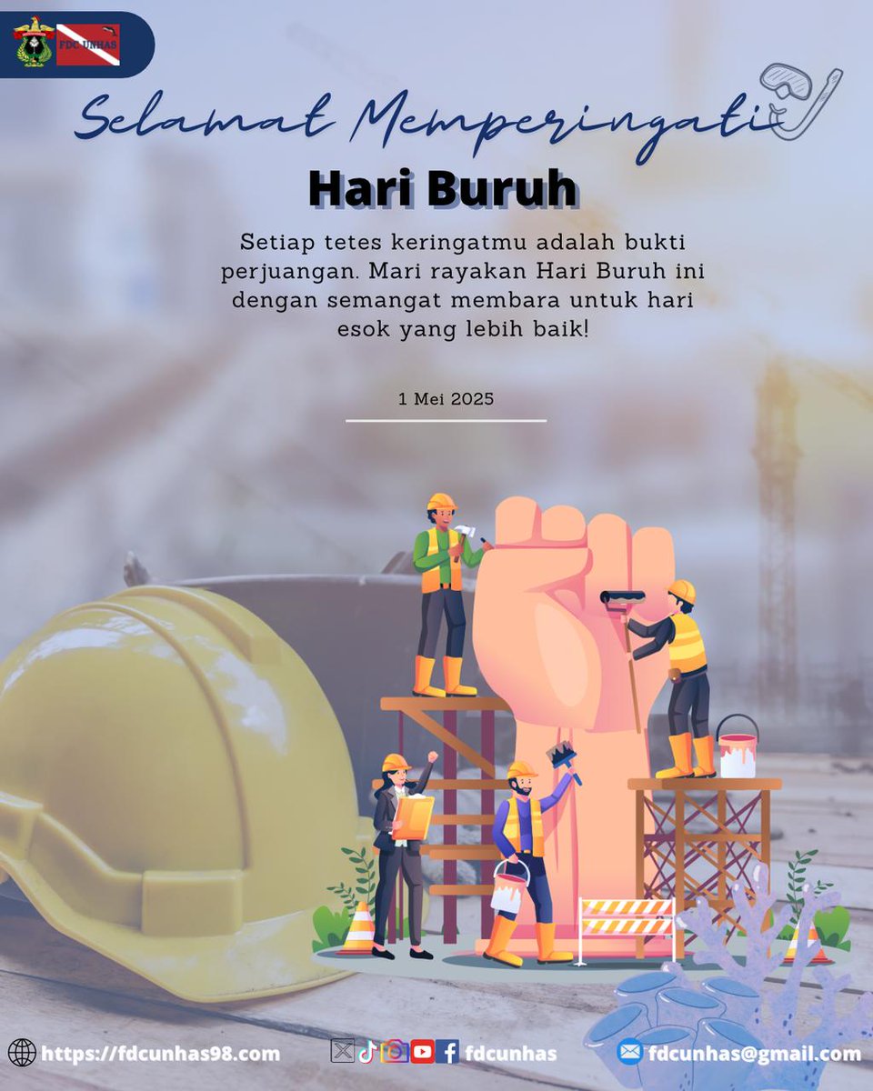 [SELAMAT HARI BURUH]

Selamat Hari Buruh Internasional. Semoga hari ini menginspirasi kita untuk menghargai hak-hak pekerja, saling mendukung, dan membangun masa depan yang lebih adil.
___________________________
Waspada Dira Anuraga