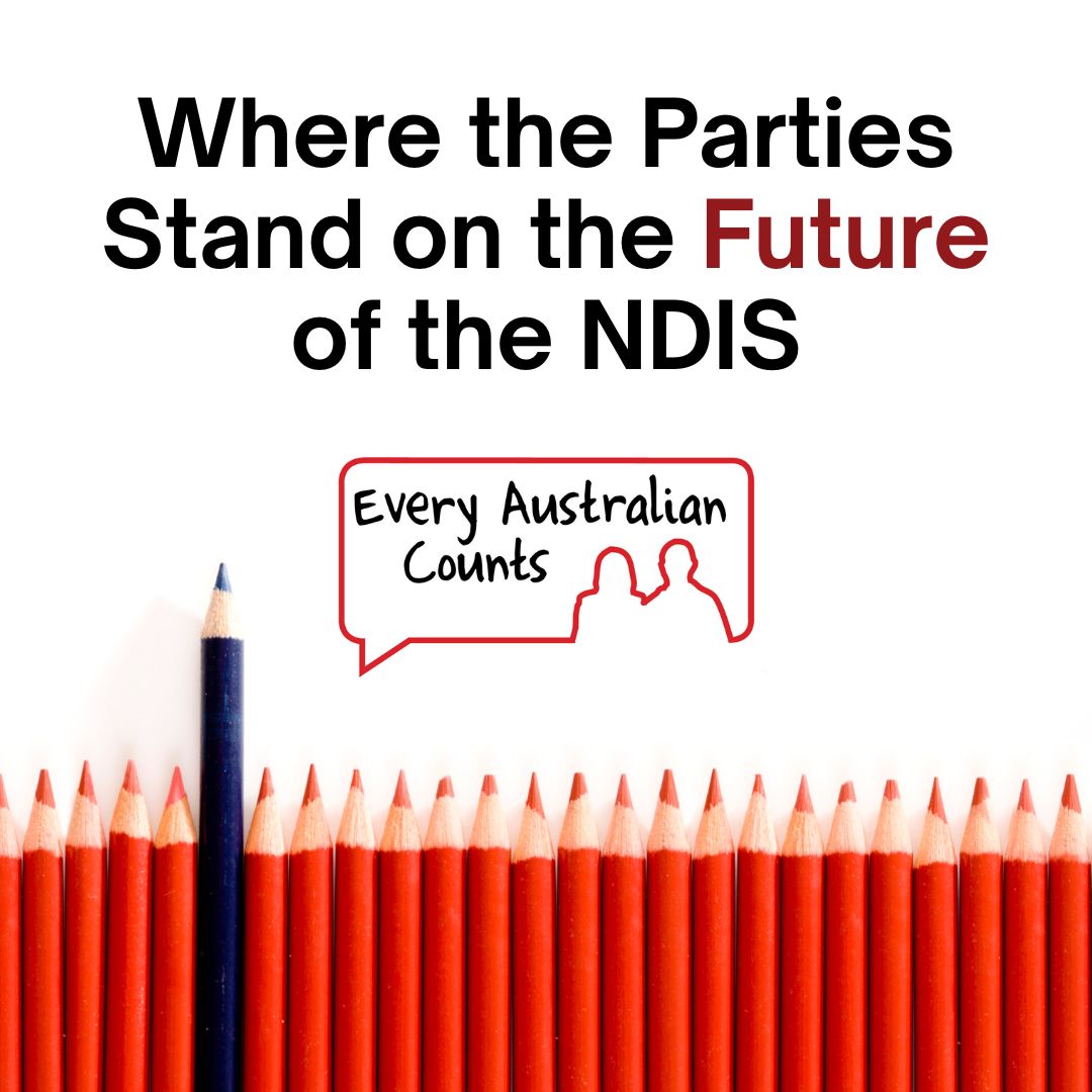 Every Australian Counts (@everyaustralian) on Twitter photo UPDATE: The Coalition has responded.
You can now read what both the Greens and the Coalition say about our five key NDIS priorities. We are still waiting on Labor.
Full update: everyaustraliancounts.com.au/eac/where-the-…
#EveryAustralianCounts #NDIS #Election2025 #ProtectOurNDIS #DisabilityRights UPDATE: The Coalition has responded.
You can now read what both the Greens and the Coalition say about our five key NDIS priorities. We are still waiting on Labor.
Full update: everyaustraliancounts.com.au/eac/where-the-…
#EveryAustralianCounts #NDIS #Election2025 #ProtectOurNDIS #DisabilityRights