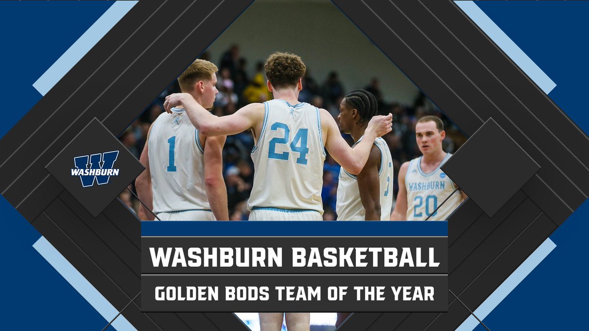Golden Bods Team of the Year
Proud of this group and everything that was accomplished this season! 💙🏆

#GoBods x #WashburnMBB