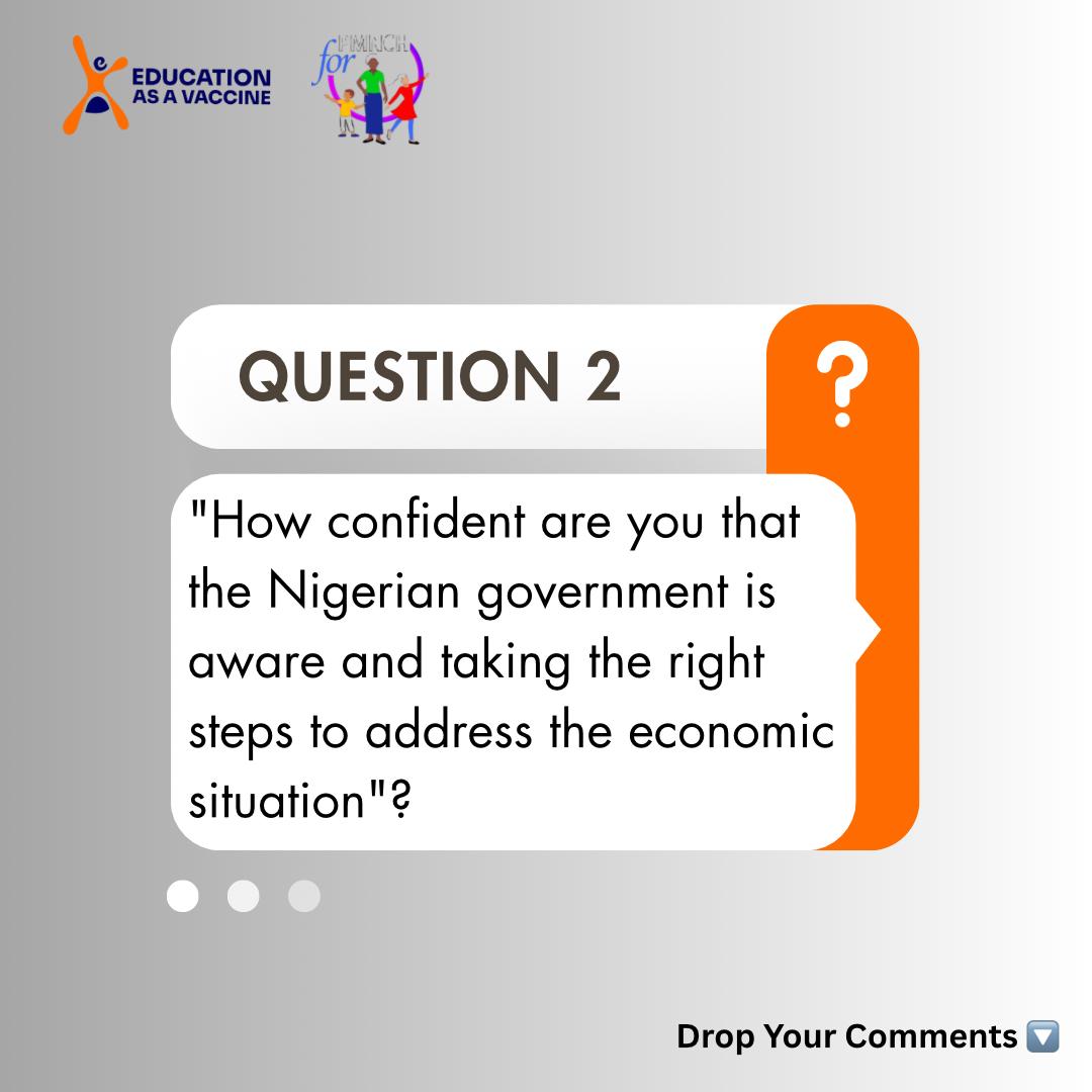SophieAyobami's tweet photo. Young Nigerians are hustling harder than ever, but is it enough in this economy?

We want to know:

1. What’s the biggest economic challenge you face?

2. Do you trust the government is doing enough to fix it?

Reply &amp; tag a friend. Let’s talk.
#1point8
 #HealthyYouthsNaija https://t.co/htNdPELjw5