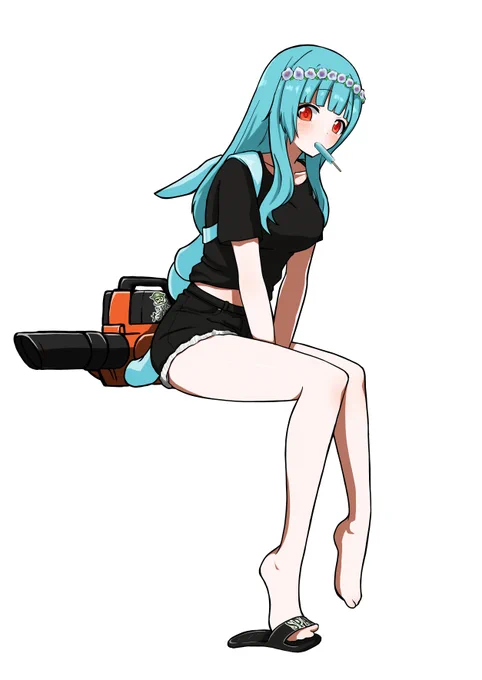ブロワー持ち出すのくっそ笑っちゃった。サウナ禊編楽しすぎたな…。制服かわいいよね絵#イオリの森美術館 #銅鑼姉妹ステッカー 