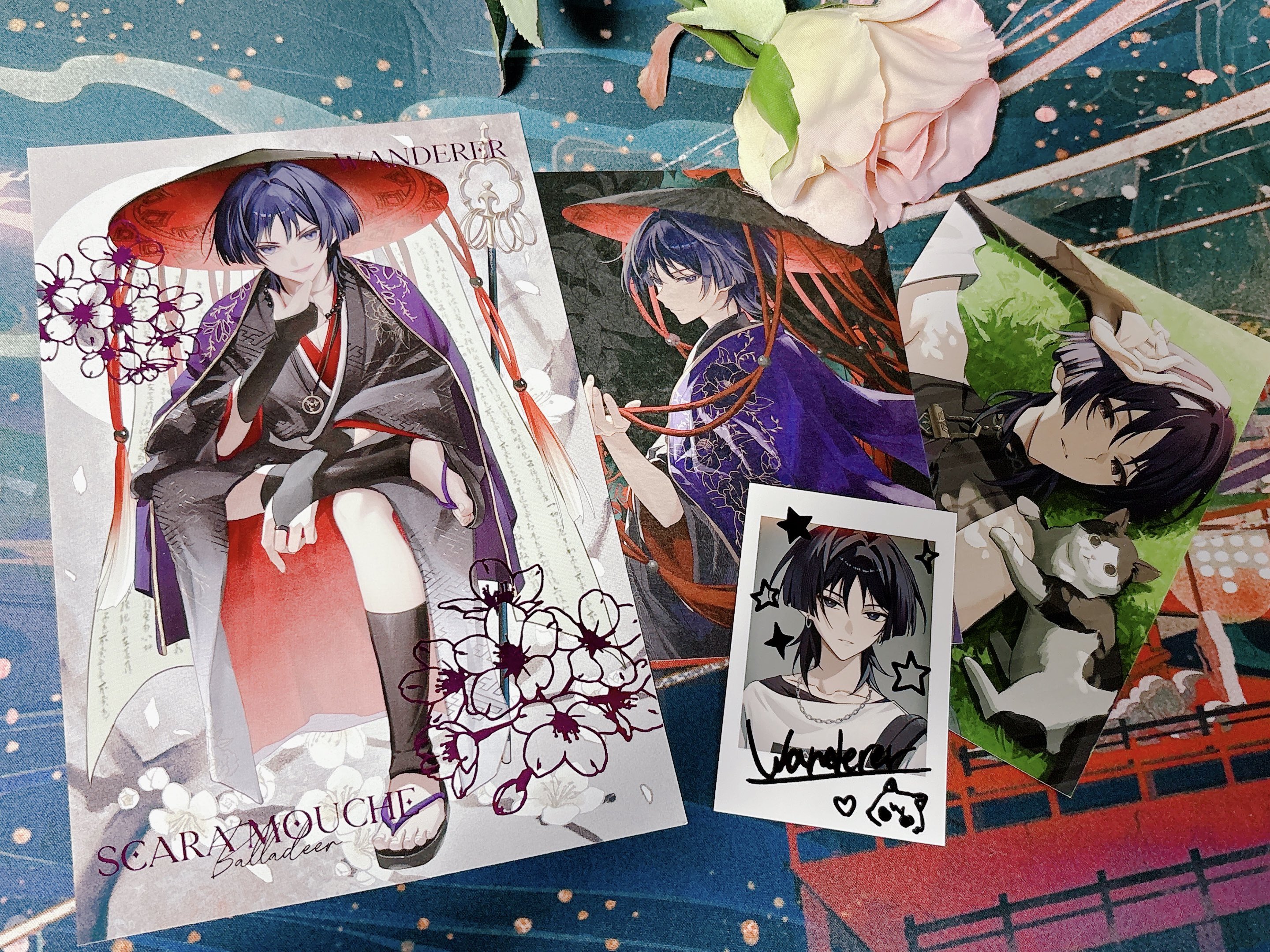 貴重！Dディー物販ポストカード30枚【会場限定】あり！【ヴィンテージ】ASAGI ハガキ/ポストカード｜紙シリーズ｜ポストカード しだれ桜柄