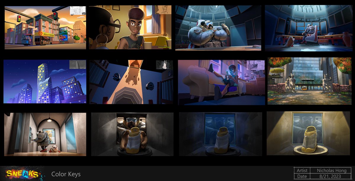 UCopy417's tweet image. This CG animated feature movie, SNEAKS I worked on in 2023 finally came out to theatre! Go check it out if you ❤️Sneakers!👟#SneaksMovie #SneaksMovieSA #CGAnimation #Animation #FeatureAnimation