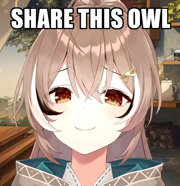 Share this owl #memeMEI