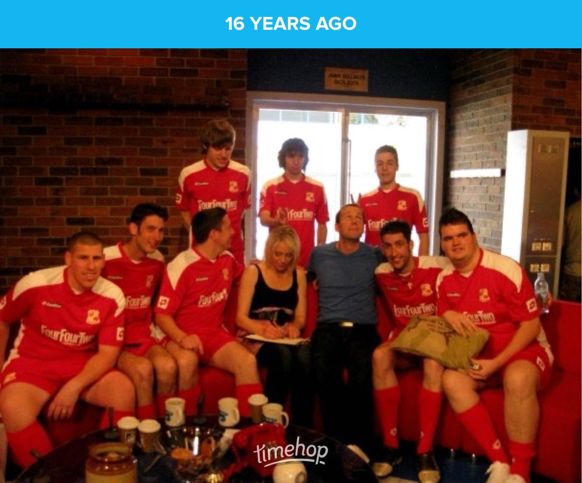 mariesaunders's tweet photo. 16 years ago in the soccer AM studio for the naming of the stand Lottery. Anyone recognise anyone here? #stfc https://t.co/r55hcJXraC