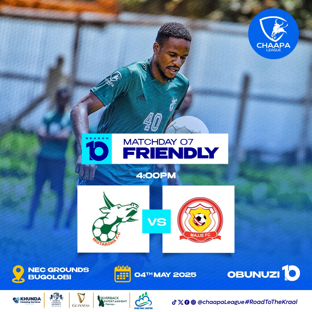 The Flying Mantis of <a href="/MutakohaFc/">Mutakoha FC</a> will host <a href="/majjefc/">Majjefc 🇺🇬</a> in a friendly encounter this Sunday. 
#RoadToTheKraal