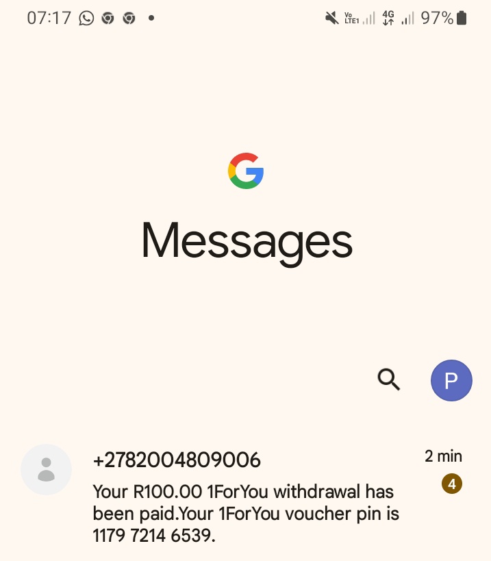 BonginkosiMbuso's tweet photo. Morning everyone got 4 R100 vouchers Should I what time the vouchers 💨🔥🔥🥳🥳 https://t.co/CXGgc6Rcwc