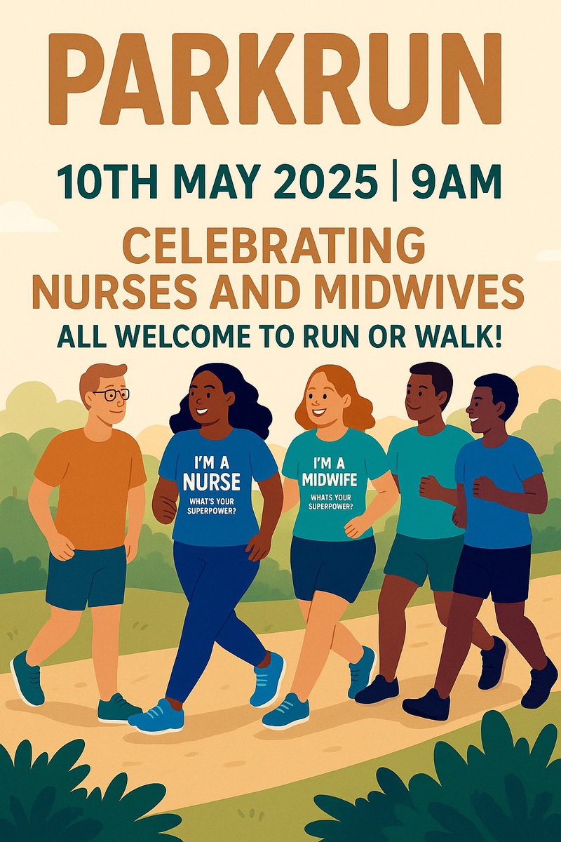 🌟 Kath Evans RGN RSCN 💙💛 (@kathevans2) on Twitter photo #Midwives perhaps join a local <a href="/parkrunUK/">parkrun UK</a> on 10/5 walking, volunteering & running all count, do post us a pic 😉👍 <a href="/CMidOEngland/">Kate Brintworth</a>. #Midwives perhaps join a local <a href="/parkrunUK/">parkrun UK</a> on 10/5 walking, volunteering & running all count, do post us a pic 😉👍 <a href="/CMidOEngland/">Kate Brintworth</a>.