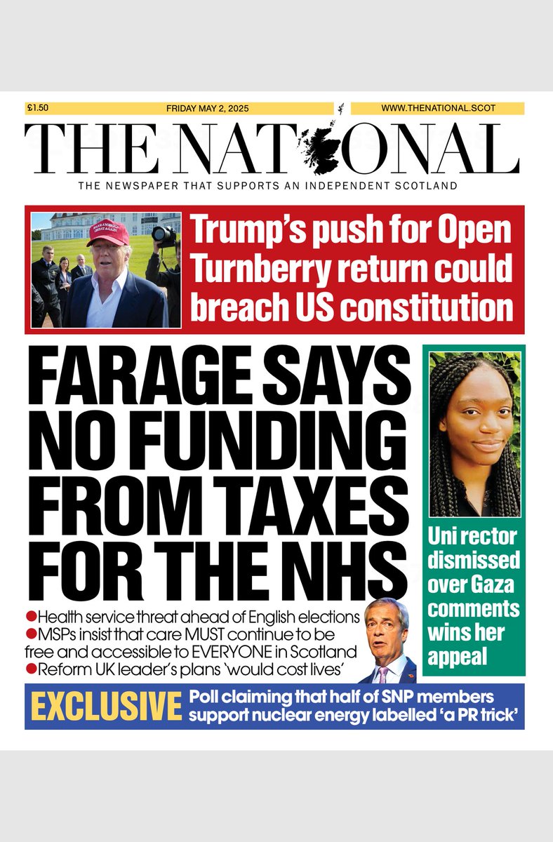 Thinking about voting Reform? You could be on the road to privatising the health service through an American style insurance scheme.
