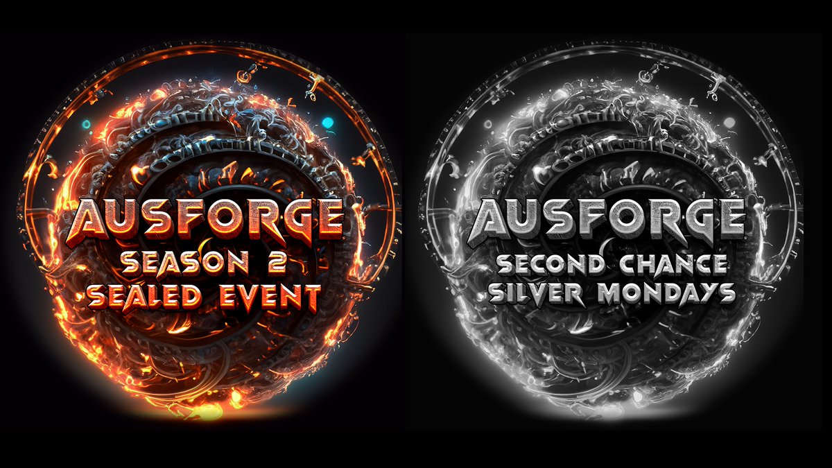 ausforge's tweet image. Wondering what's on for @SolforgeFusion events this weekend? We got you covered bro... 🤗
1⃣Friday 4PM EDT - Cards N Coffee casual play @TheCatalystOG 
2⃣Friday 9PM EDT - AusForge US $5 set4 sealed
3⃣Monday 6AM EDT - Ausforge Second Chance Silver Mondays
discord.gg/h3YMCcmekv