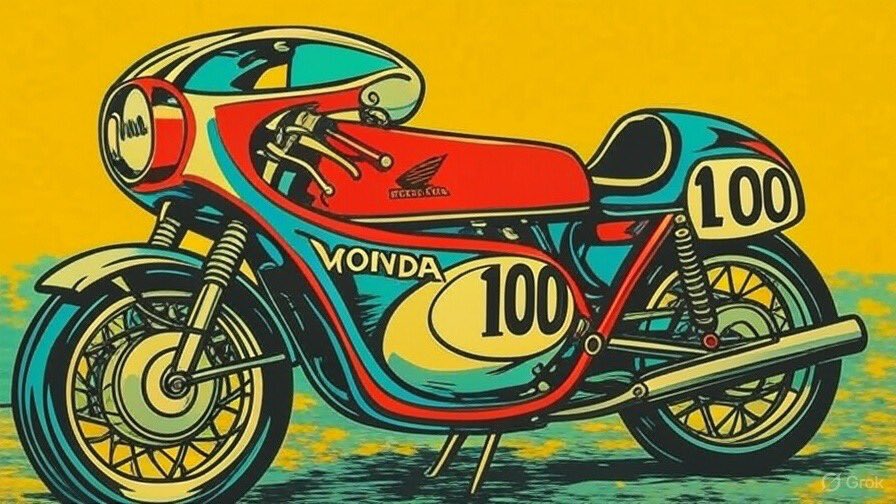 hideko_smile8's tweet photo. 鉛筆画 × Grok
「HONDA RC162」
1961年 第2戦
西ドイツグランプリにてデビュー
ホンダの250cc初勝利は
高橋 国光によってもたらされた
左側は、自作の鉛筆画　
右側は、Grok生成した画像
#鉛筆画 #xAI #Grok
#HONDA #RC162 #250ccバイク
#高橋国光 https://t.co/BSBcmrt4Rd