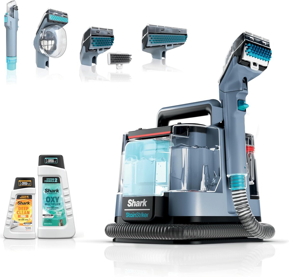 bargainhubdeals's tweet image. Shark Carpet Cleaner Machine, Portable Upholstery StainStriker, Spot, Odor &amp;amp; Stain Remover, 2 Carpet Cleaner Solutions, 4 Tools, Perfect for Pet Hair, Area Rugs, Couches, Nordic Blue, PX202BRN  For  $119.99

sovrn.co/np4tkmk

#Deals #CleanerMachine