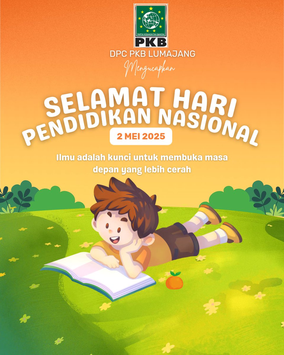 Selamat Hari Pendidikan Nasional

#PKB
#PKBLumajang